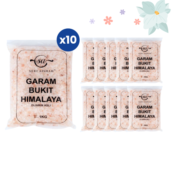 Garam Bukit Aroma Pink Premium OEM 1KG x 10