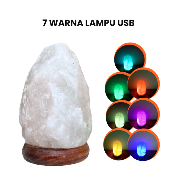 Lampu Garam Bukit USB Putih - Image 2